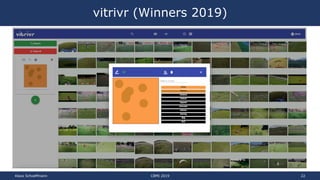 vitrivr (Winners 2019)
Klaus Schoeffmann CBMI 2019 22
 