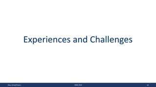 Experiences and Challenges
42Klaus Schoeffmann CBMI 2019
 