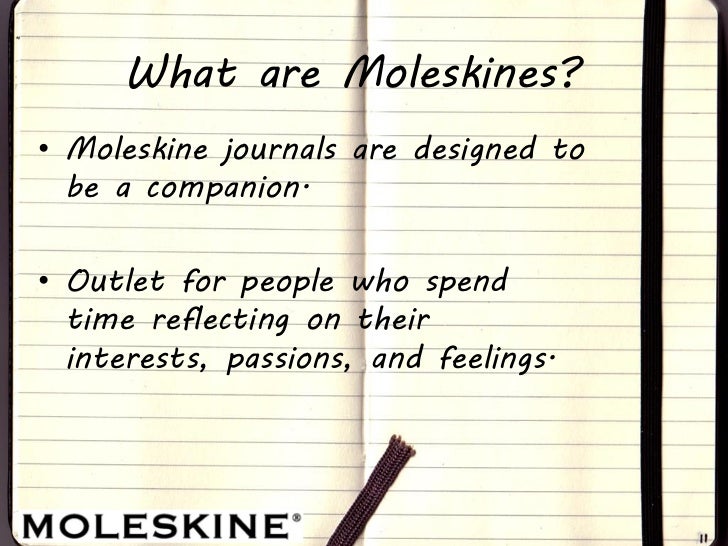 Moleskine Presentation