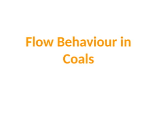 Coal Bed Methane Reservoir Engineering presentation | PPT