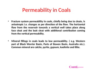 Coal Bed Methane Reservoir Engineering presentation | PPT