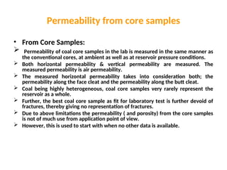 Coal Bed Methane Reservoir Engineering presentation | PPT