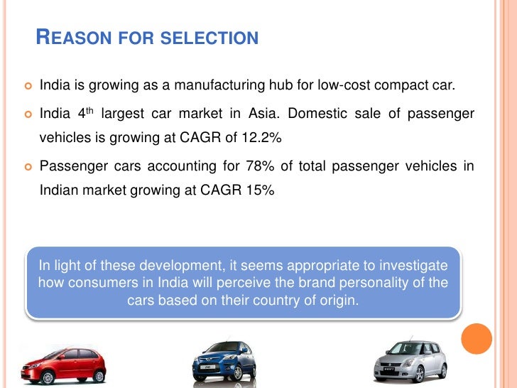 Brand Personality of Cars