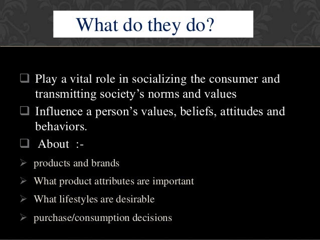 Marketing applications of reference group, family and culture