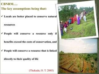 community based natural resource management | PPTX