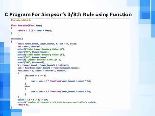 simpion's 3/8 rule | PPTX