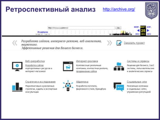 http://archive.org/Ретроспективный анализ
 