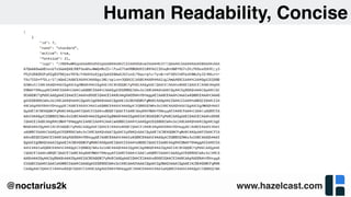 www.hazelcast.com@noctarius2k
Human Readability, Concise
 