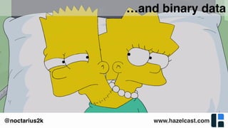 www.hazelcast.com@noctarius2k
…and binary data
 