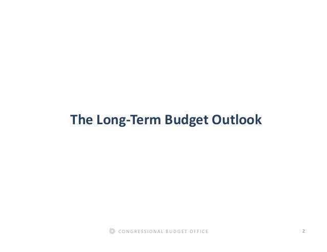 CBO’s Assessment of the Long-Term Budget Outlook and Its Approach to Dynamic Analysis Slide 3