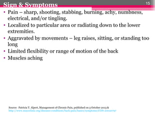 Back Pain (Generally) | PPT