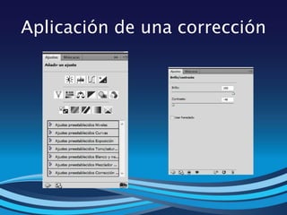 Aplicación de una corrección
 