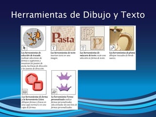 Herramientas de Dibujo y Texto
 