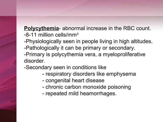 Cbp 3 complete Blood Picture PPT