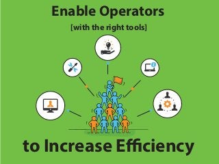 Enable Operators
[with the right tools]
to Increase Efficiency
 