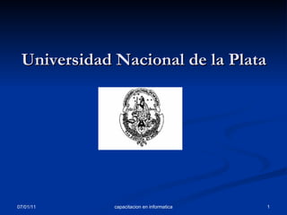 Universidad Nacional de la Plata 