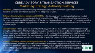 CBRE Integrated Supply Chain & Real Estate Solutions | PPTX