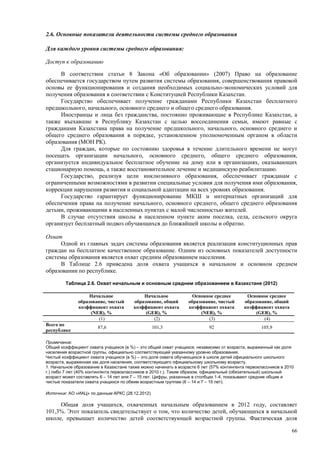 Страновой базовый отчет Казахстана (ОЭСР обзор)