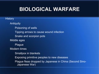 Choking agent Based on delivery – air, missile, spray, bomb 