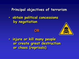 Selective Terrorism CBRN Terrorism and Emergency Preparedness | PDF