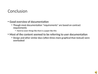 SOFTWARE DOCUMENTATION - INTRODUCTION - curtain raiser | PPT