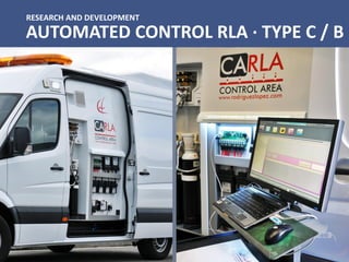 RESEARCH AND DEVELOPMENT
AUTOMATED CONTROL RLA · TYPE C / B
 