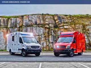 CIVILIAN AMBULANCES: CHASSIS-CAB
 