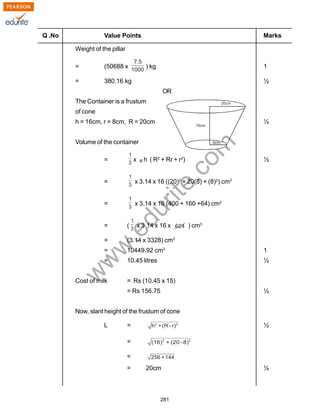 Class 10 Cbse Maths 2010 Sample Paper Model 2 | PDF