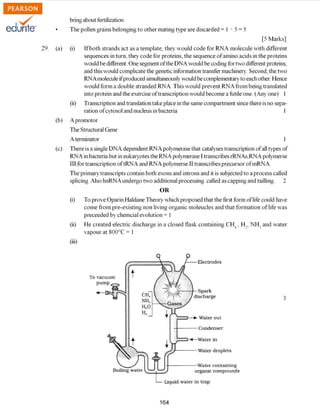 Class 12 Cbse Biology Sample Paper 2012 Model 1 | PDF