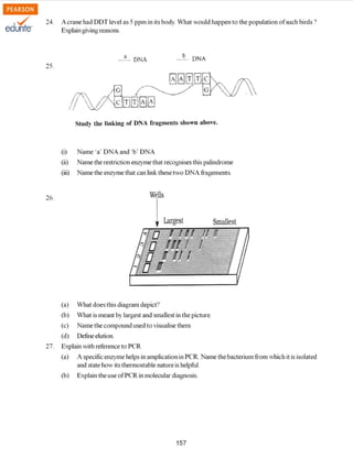 Class 12 Cbse Biology Sample Paper 2012 Model 1 | PDF
