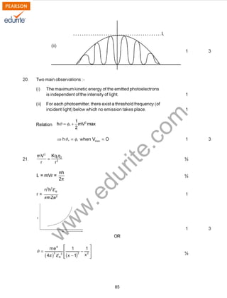 Class 12 Cbse Physics Sample Paper Model 2 | PDF