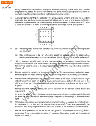 Class 12 Cbse Physics Sample Paper Model 2 | PDF