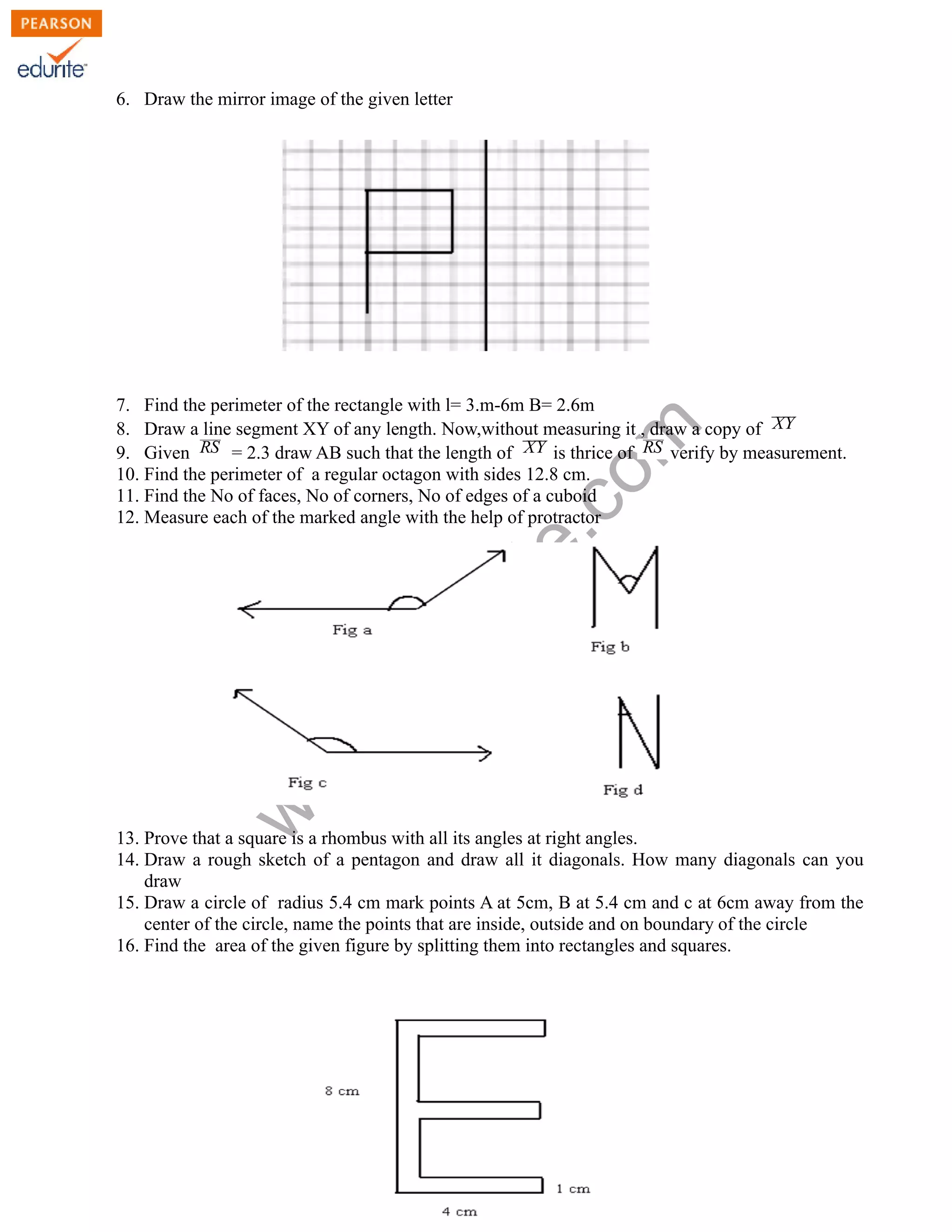Class 6 Cbse Maths Sample Paper Term 2 Model 1 Pdf Class 6 Cbse Maths Sample Paper Term 2 Model 1 Pdf