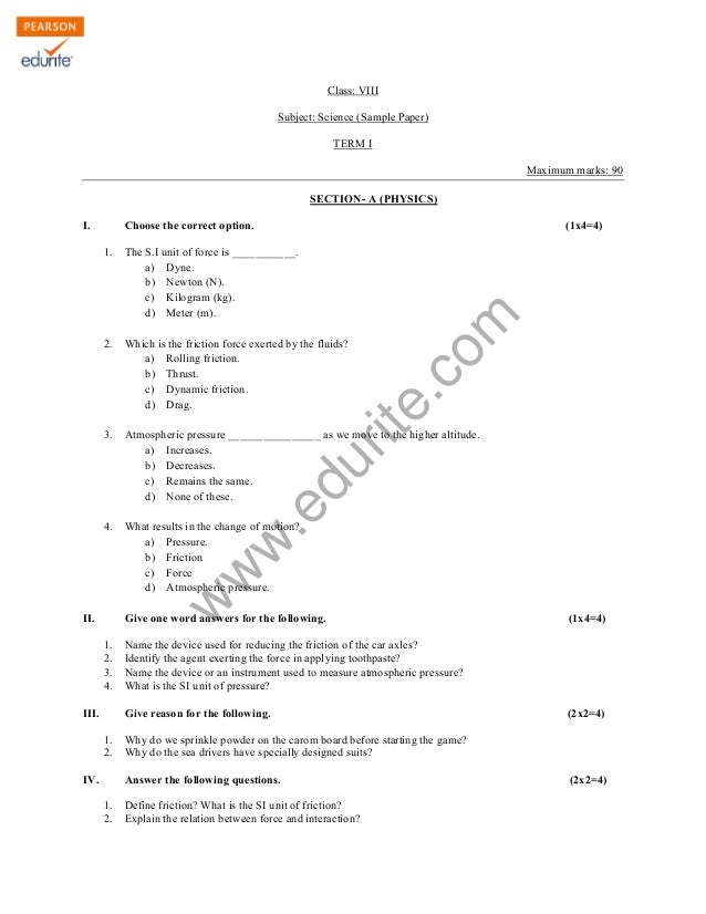class 8 cbse science