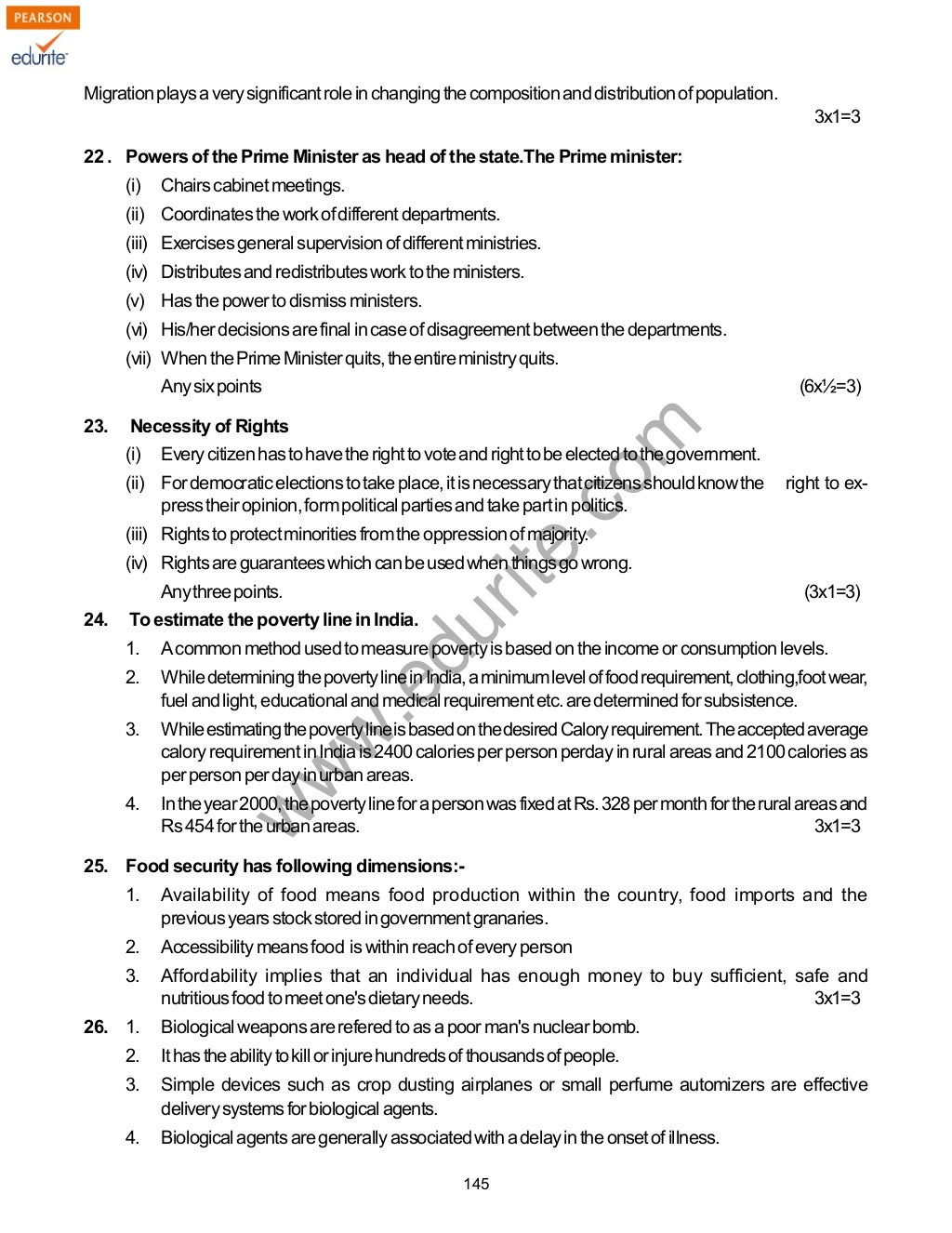 Class 9 Cbse Social Science Term 2 Sample Paper 2011