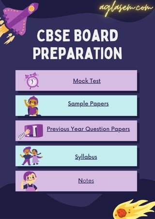 CBSE Board
Preparation
Sample Papers
Syllabus
Previous Year Question Papers
Notes
Mock Test
 