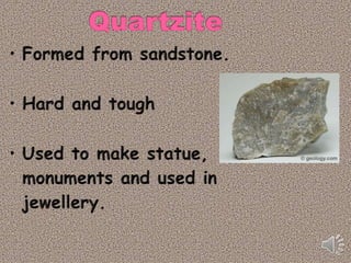Cbse :Grade 5  ROCKS AND MINERALS 