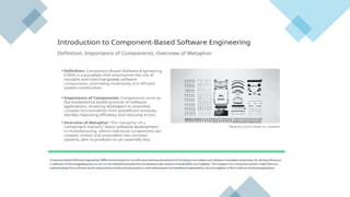 CBSE -LEC-2.pptx x component based software engineering | PPTX