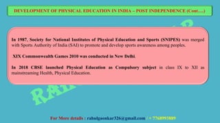 CBSE Class 11 Chapter 1 Changing Trends And Careers In Physical ...
