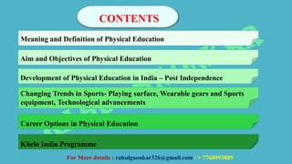 CBSE Class 11 Chapter 1 Changing Trends And Careers In Physical ...