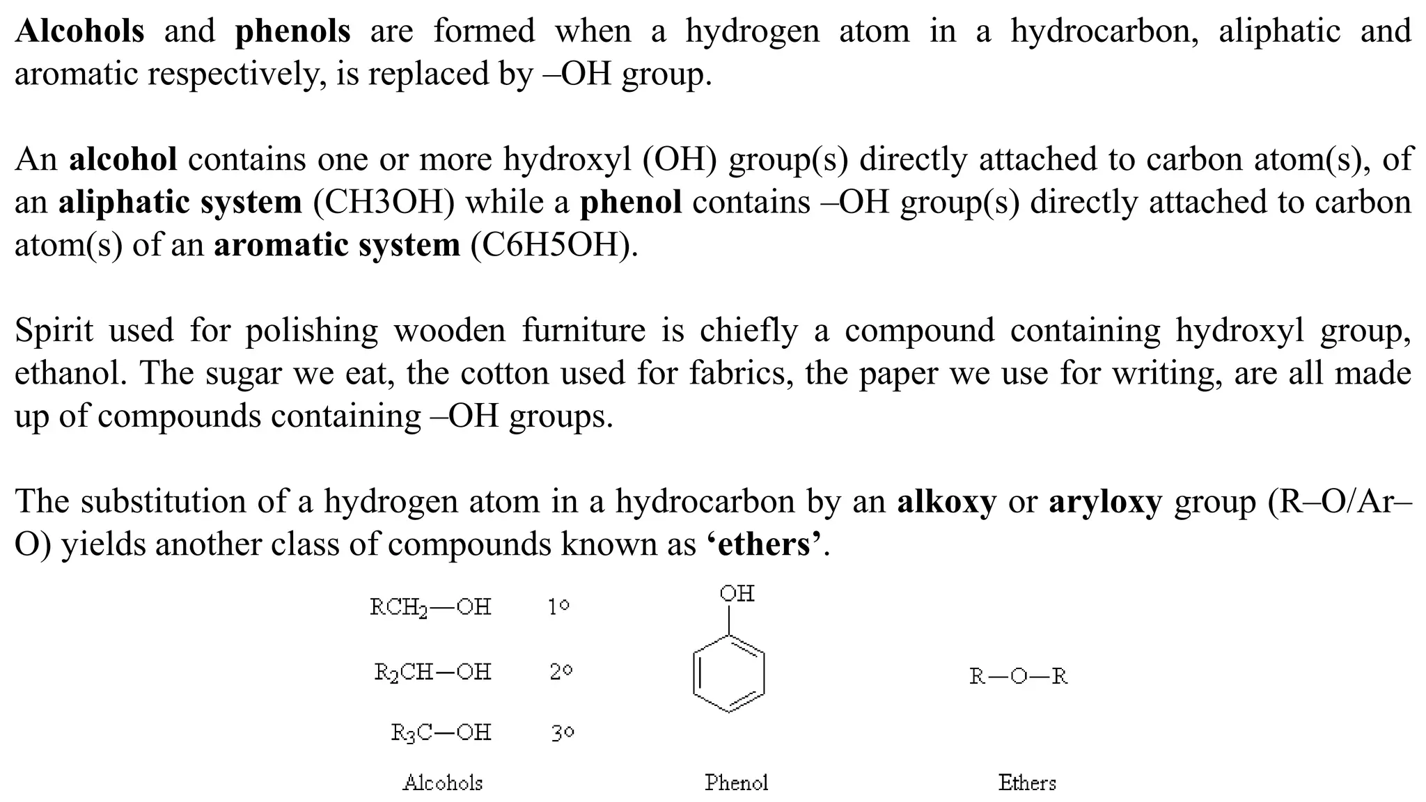 CBSE Class 12 Chemistry Chapter 11 (Alcohols, Phenols and Ethers ...