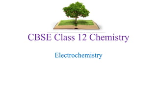 CBSE Class 12 Chemistry
Electrochemistry
 