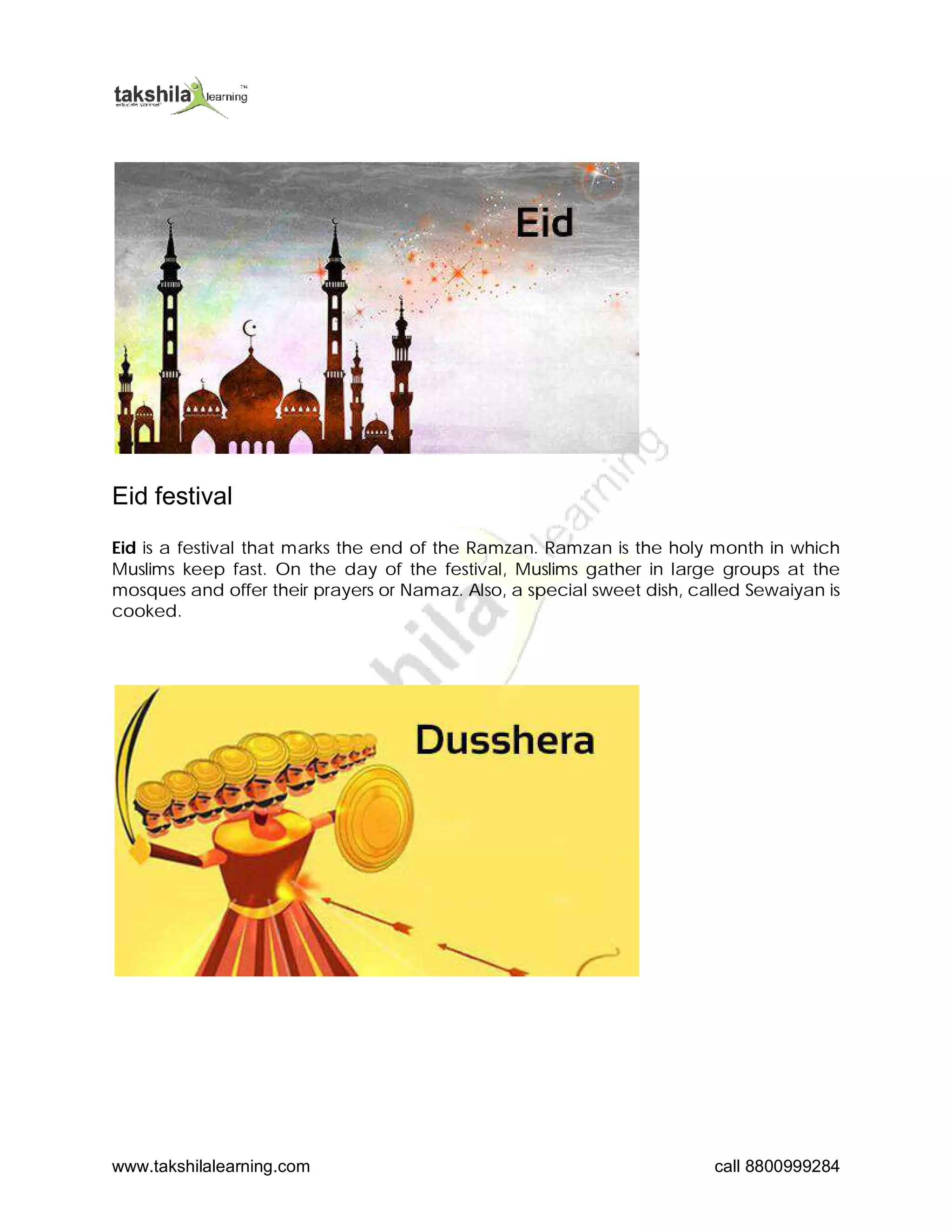 Cbse Class 2 Evs Celebrating Festivals Pdf