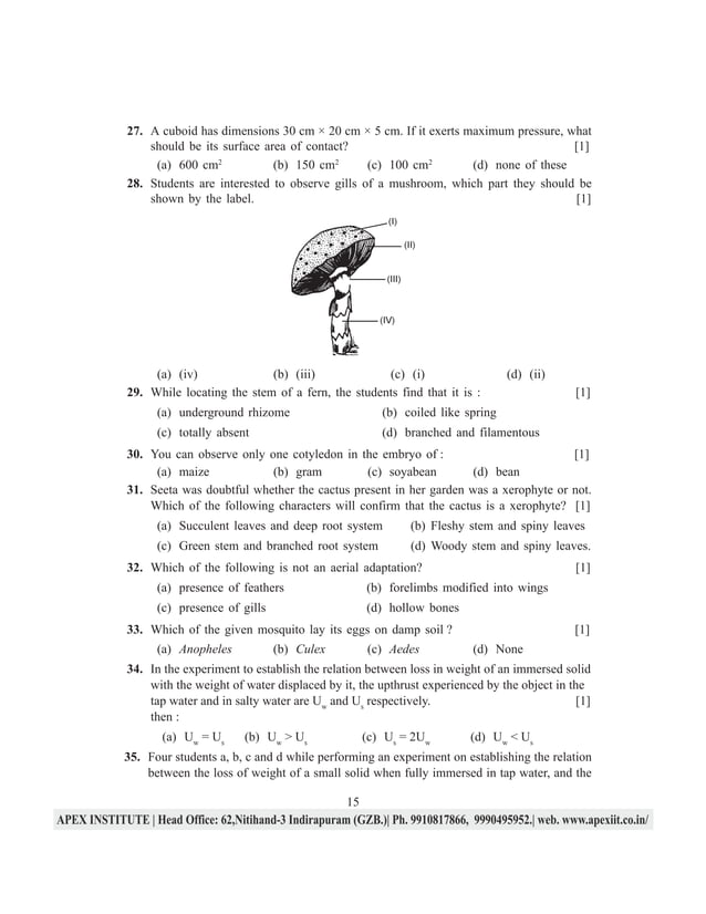 Cbse class ix sample papers for summative assessment
