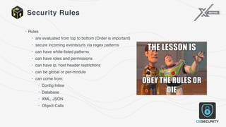 Secure all things with CBSecurity 3 | PDF