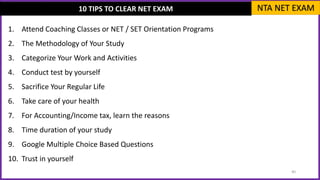 NTA UGC NET Preparation | PPTX