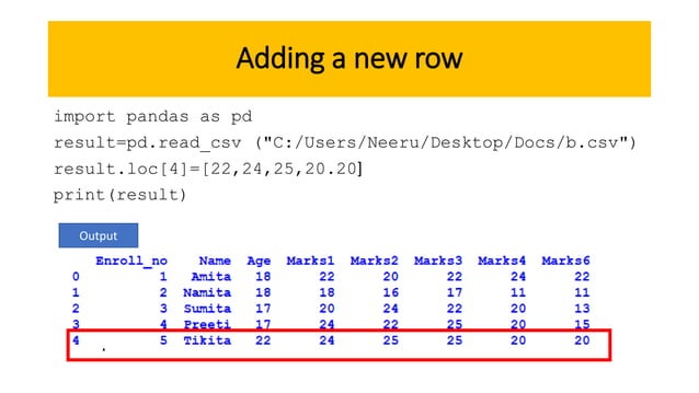Python and CSV Connectivity | PPT