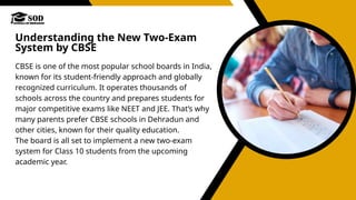 CBSE to Conduct Class 10 Board Exams Twice a Year Starting 2026 .pptx