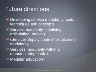 Modularity - What are we talking about? | PPT
