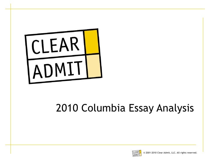Columbia business school essays